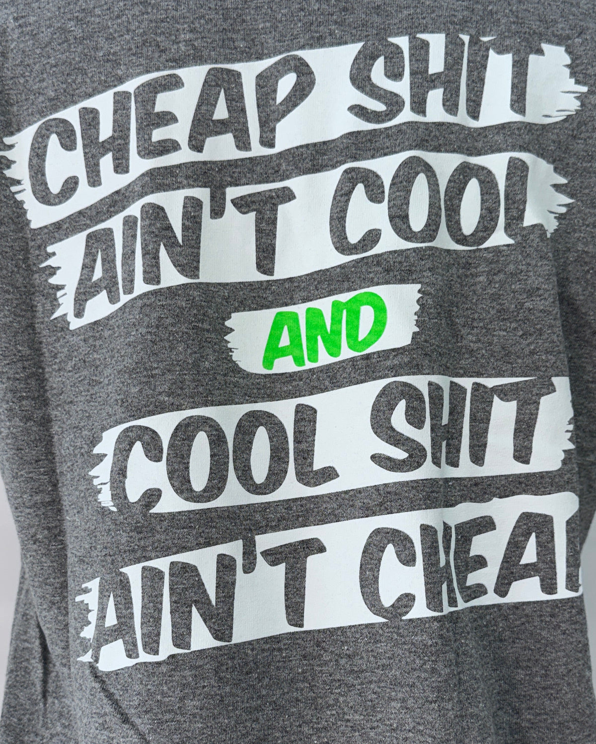 BMPT - Gray Cheap Shit Hoodie