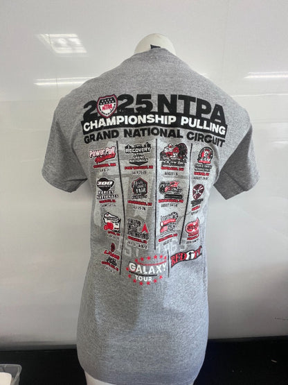 2025 NTPA Championship Pulling Grand National Circuit T-Shirt-Gray