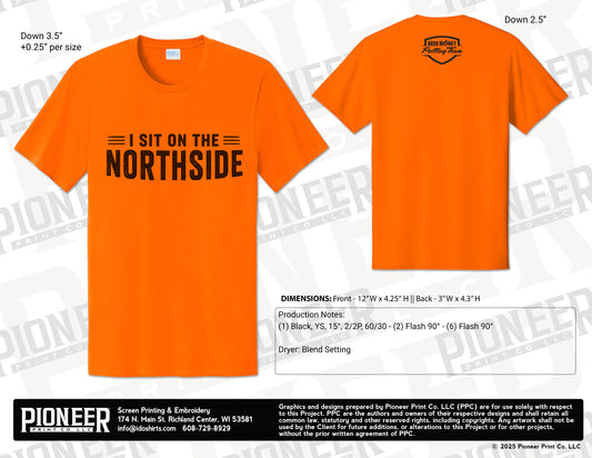 2026 "I SIT ON THE NORTHSIDE" Beer Money Pulling Team T-Shirt