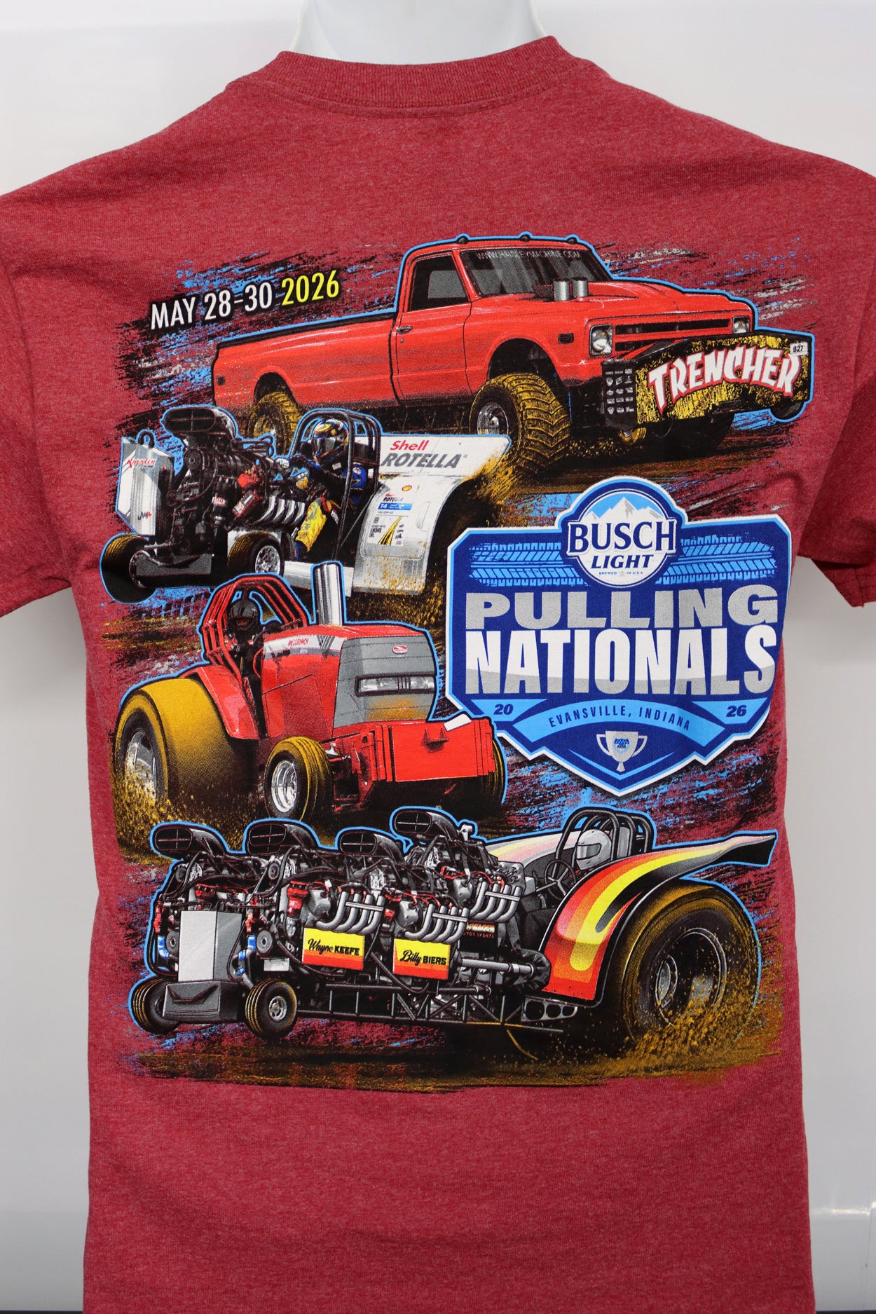 2026 Busch Light Pulling Nationals Event Shirt H. Cardinal