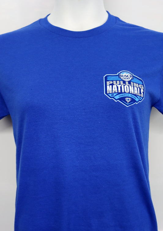 2026 Busch Light Pulling Nationals Event Shirt Royal Blue