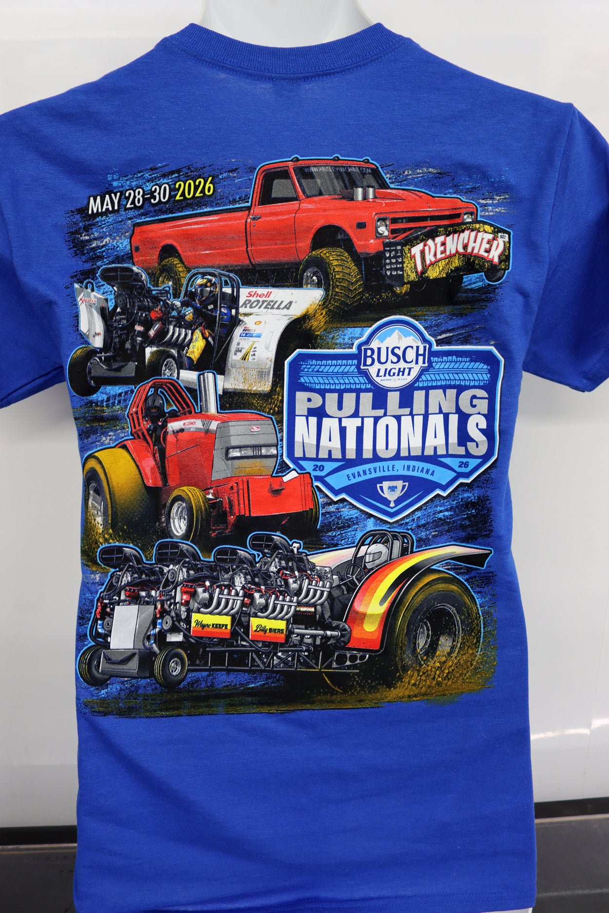 2026 Busch Light Pulling Nationals Event Shirt Royal Blue