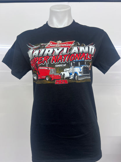 2026 Tomah Dairyland Super Nationals Event Shirt Blk