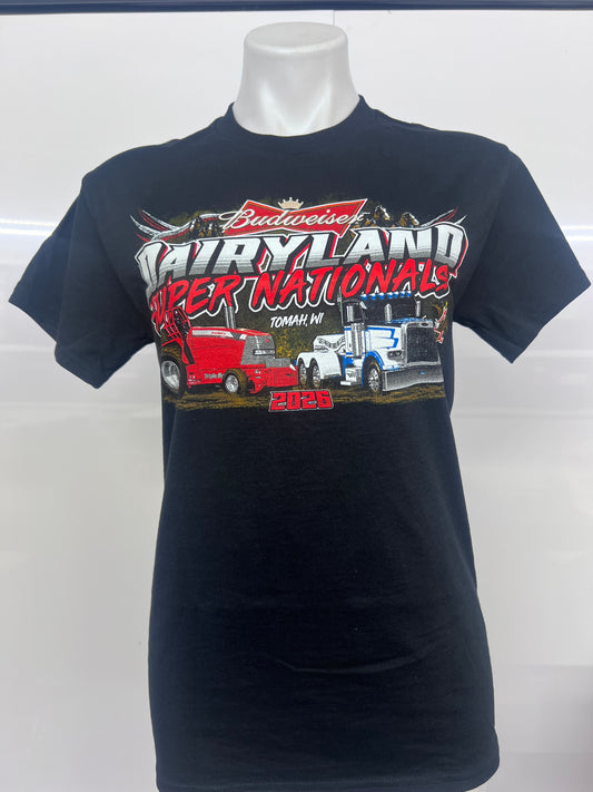 2026 Tomah Dairyland Super Nationals Event Shirt Blk